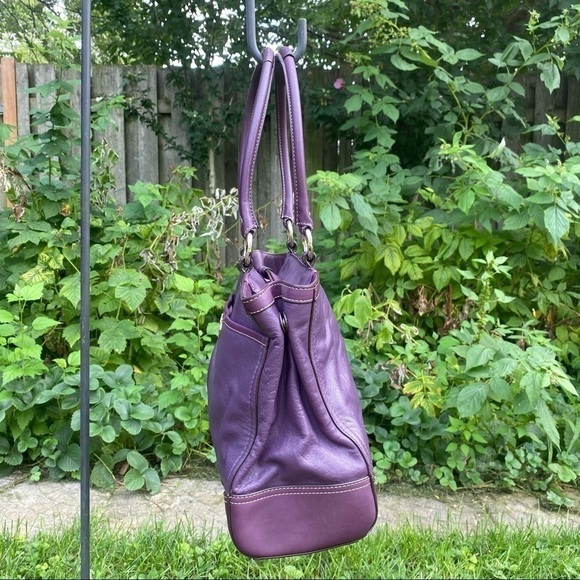 Coach  Plum Leather C1461-Z33008 Satchel - Picture 6 of 16